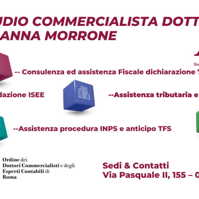 BIGLIETTO DA VISITA COMMERCIALISTA ARIANNA MORRONE